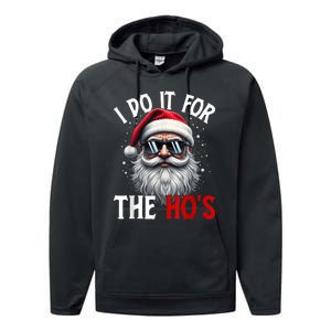 I Do It For The HoS Cute Xmas Performance Fleece Hoodie