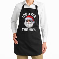 I Do It For The HoS Funny Inappropriate Christmas Short Sleeve Santa Apron