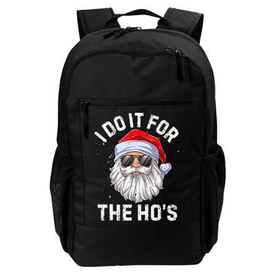 I Do It For The HoS Funny Inappropriate Christmas Short Sleeve Santa Backpack