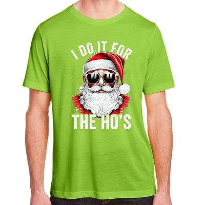 I Do It For The Santa Ugly Christmas Sweater Adult ChromaSoft Performance T-Shirt