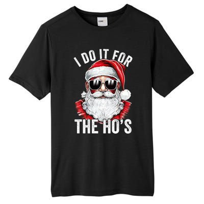 I Do It For The Santa Ugly Christmas Sweater Tall Fusion ChromaSoft Performance T-Shirt