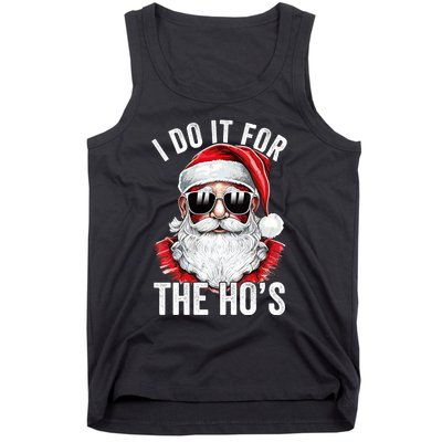 I Do It For The Santa Ugly Christmas Sweater Tank Top