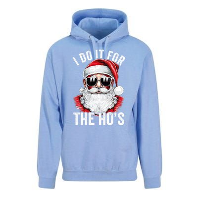 I Do It For The Santa Ugly Christmas Sweater Unisex Surf Hoodie