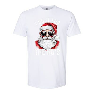 I Do It For The Santa Ugly Christmas Sweater Softstyle CVC T-Shirt