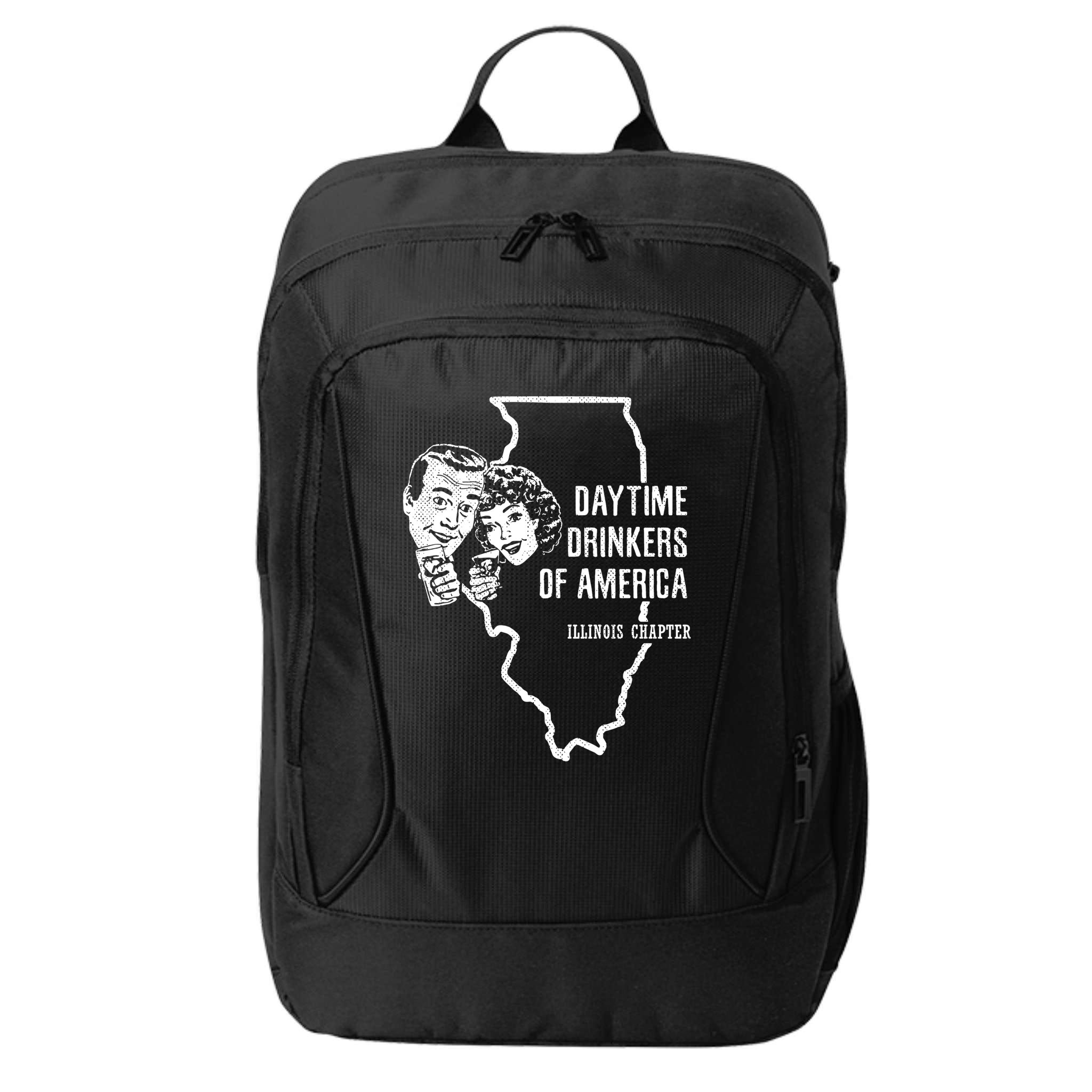 Illinois Day Ing Cute Gift Beer Wine Daytime Ers City Backpack