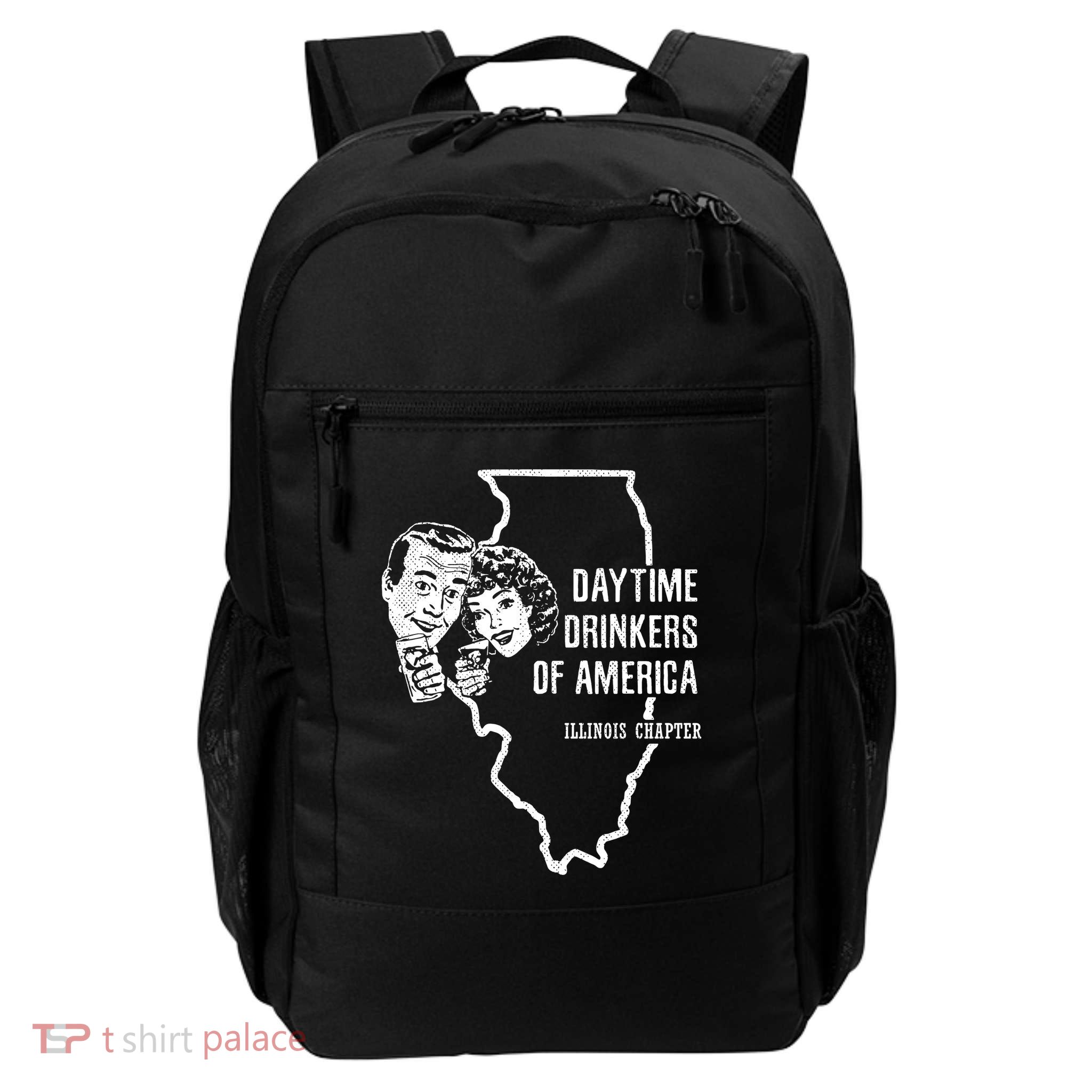 Illinois Day Ing Cute Gift Beer Wine Daytime Ers Backpack
