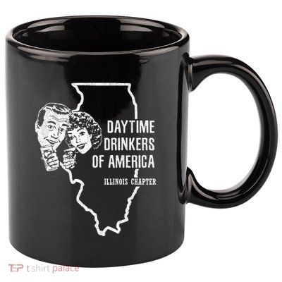 Illinois Day Ing Cute Gift Beer Wine Daytime Ers 11oz C Handle Ceramic Mug