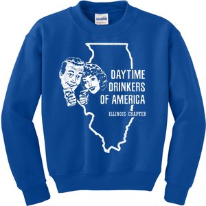 Illinois Day Ing Cute Gift Beer Wine Daytime Ers Kids Sweatshirt