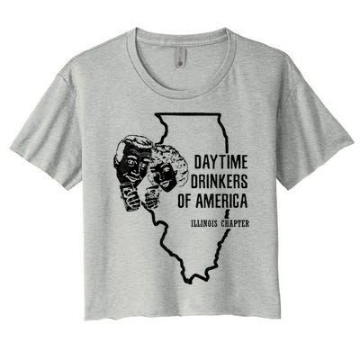 Illinois Day Ing Cute Gift Beer Wine Daytime Ers Women's Crop Top Tee