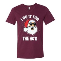 I Do It For The Hos Sweater Ugly Christmas V-Neck T-Shirt