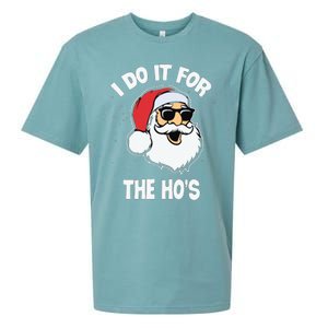 I Do It For The Hos Sweater Ugly Christmas Sueded Cloud Jersey T-Shirt