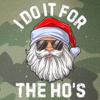 I Do It For The HoS Funny Inappropriate Christmas Legacy Tie Dye Trucker Hat