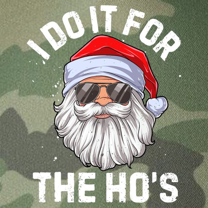 I Do It For The HoS Funny Inappropriate Christmas Legacy Tie Dye Trucker Hat