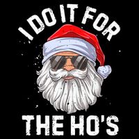 I Do It For The HoS Funny Inappropriate Christmas 7-Panel Snapback Hat