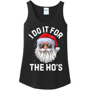 I Do It For The HoS Funny Inappropriate Christmas Ladies Essential Tank