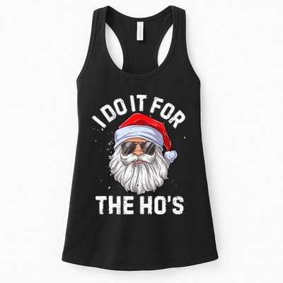I Do It For The HoS Funny Inappropriate Christmas Womens Tank Top