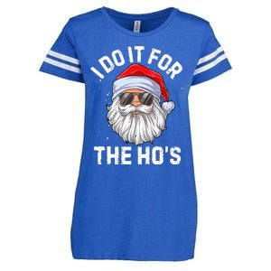 I Do It For The HoS Funny Inappropriate Christmas Enza Ladies Jersey Football T-Shirt