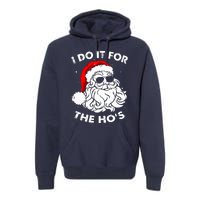 I Do It For The Hos Christmas Funny Premium Hoodie