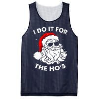 I Do It For The Hos Christmas Funny Mesh Reversible Basketball Jersey Tank