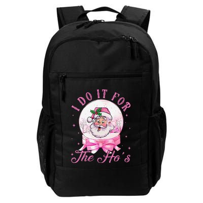 I Do It For The HoS Pin.K Santa For Family Retro Backpack