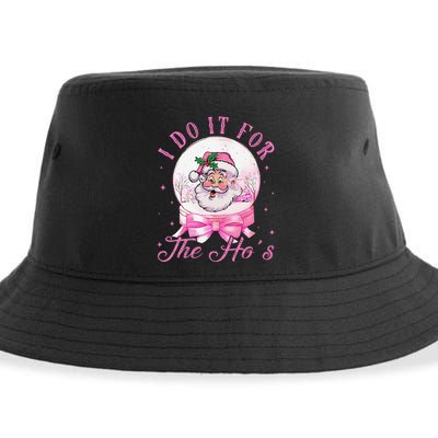 I Do It For The HoS Pin.K Santa For Family Retro Sustainable Bucket Hat