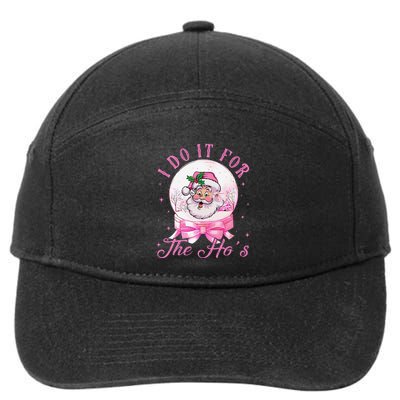 I Do It For The HoS Pin.K Santa For Family Retro 7-Panel Snapback Hat