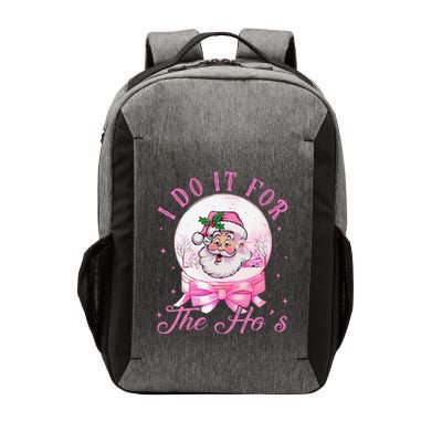 I Do It For The HoS Pin.K Santa For Family Retro Vector Backpack