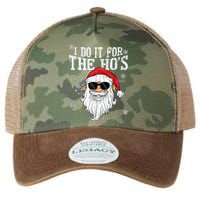 I Do It For The HOs Christmas Funny Christmas Legacy Tie Dye Trucker Hat
