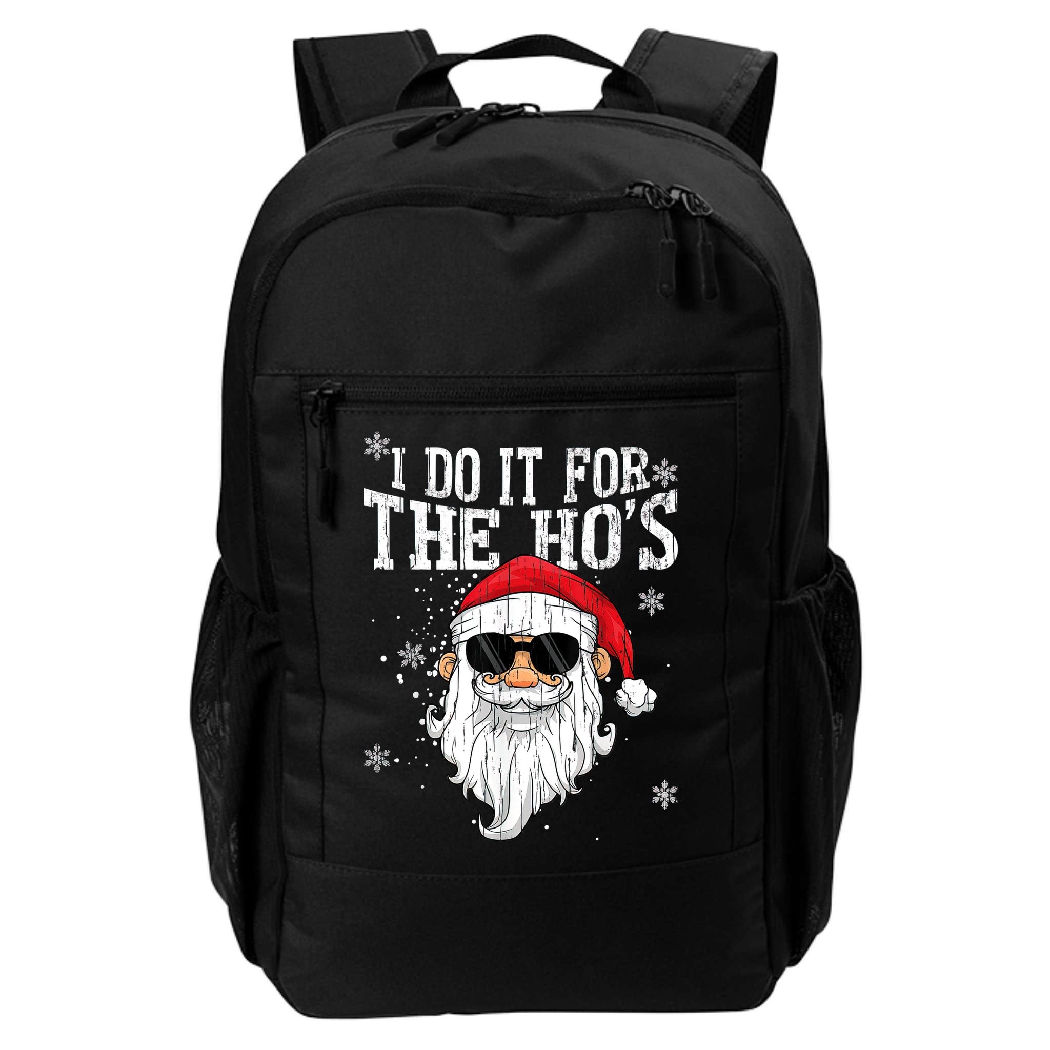 I Do It For The HOs Christmas Funny Christmas Backpack