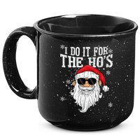 I Do It For The HOs Christmas Funny Christmas 15oz Campfire Ceramic Mug