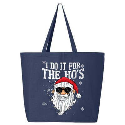 I Do It For The HOs Christmas Funny Christmas 25L Jumbo Tote