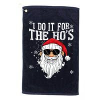 I Do It For The HOs Christmas Funny Christmas Golf Towel
