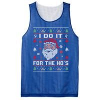 I Do It For The HoS Rude Offensive Christmas Santa Gift Mesh Reversible Basketball Jersey Tank