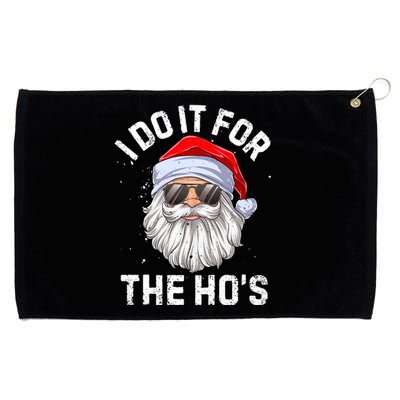 I Do It For The HoS Funny Inappropriate Christmas Grommeted Golf Towel