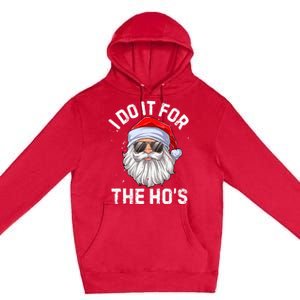 I Do It For The HoS Funny Inappropriate Christmas Premium Pullover Hoodie