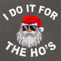 I Do It For The Hos Shirt Funny Santa Ugly Christmas in July Cotton Canvas Backpack