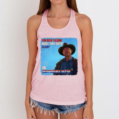 Independence Day Women's Knotted Racerback Tank