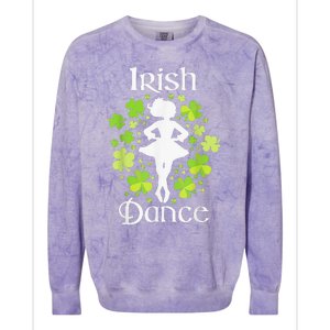 Irish Dance Irish Dancer Ceili Reel Dance Colorblast Crewneck Sweatshirt