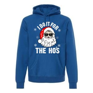 I Do It For The Hos Sweater Cute Gift Santa Do It For The Ho's Gift Cool Gift Premium Hoodie