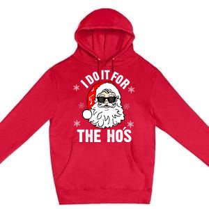 I Do It For The Hos Sweater Cute Gift Santa Do It For The Ho's Gift Cool Gift Premium Pullover Hoodie