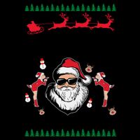 I Do It For The Hos Funny Santa Ugly Christmas 16oz Travel Tumbler