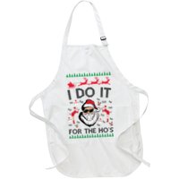 I Do It For The Hos Funny Santa Ugly Christmas Apron
