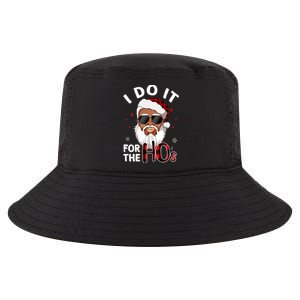 I Do It For The Hos Christmas African American Santa Black Gift Cool Comfort Performance Bucket Hat