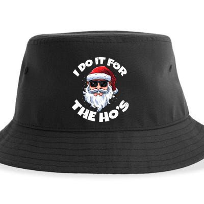 I Do It For The HoS Inappropriate Christmas Santa Claus Gift Sustainable Bucket Hat