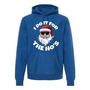 I Do It For The HoS Inappropriate Christmas Santa Claus Gift Premium Hoodie