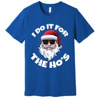 I Do It For The HoS Inappropriate Christmas Santa Claus Gift Premium T-Shirt