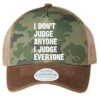 I Don't Judge Anyone I Judge Everyone Legacy Tie Dye Trucker Hat