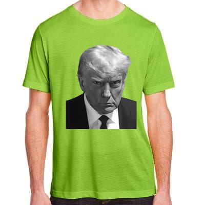 Iconic Donald J Trump Mugshot Black And White Georgia Arrest Gift Adult ChromaSoft Performance T-Shirt