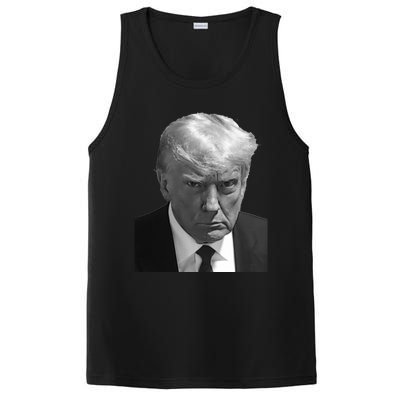 Iconic Donald J Trump Mugshot Black And White Georgia Arrest Gift PosiCharge Competitor Tank