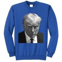 Iconic Donald J Trump Mugshot Black And White Georgia Arrest Gift Sweatshirt